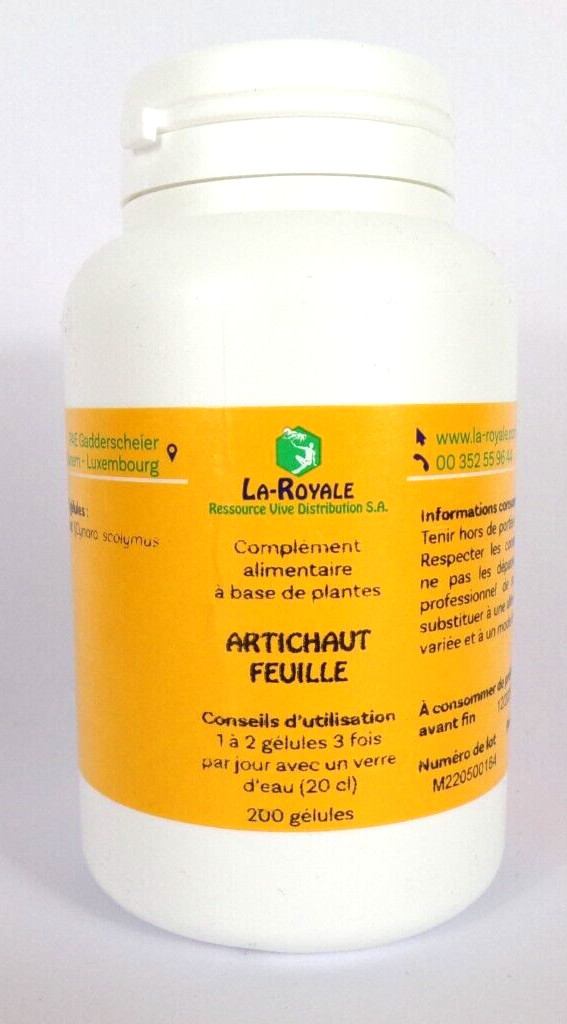 Artichaut Feuille La Royale améliore la digestion et stimule le drainage hépatique