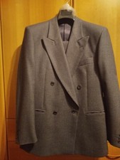 Completo doppiopetto grigio/nero San Remo 48 (Tasmania)