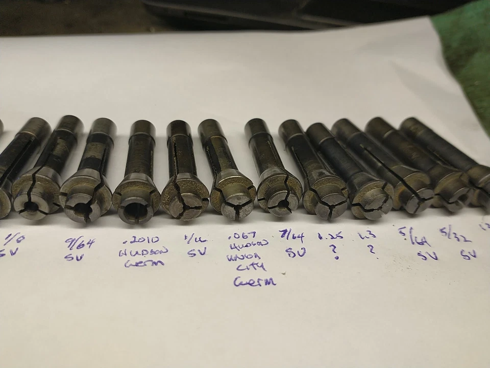 SCHAUBLIN Otros RELOJEROS SUIZOS TORNO F8 Lote De 20 Pinzas Foto 4 de 4