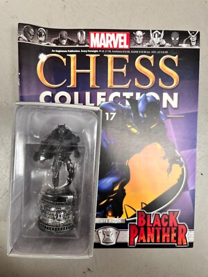 MARVEL CHESS COLLECTION AUSGABE 17 THE BLACK PANTHER EAGLEMOSS MODELLFIGUR + MAG