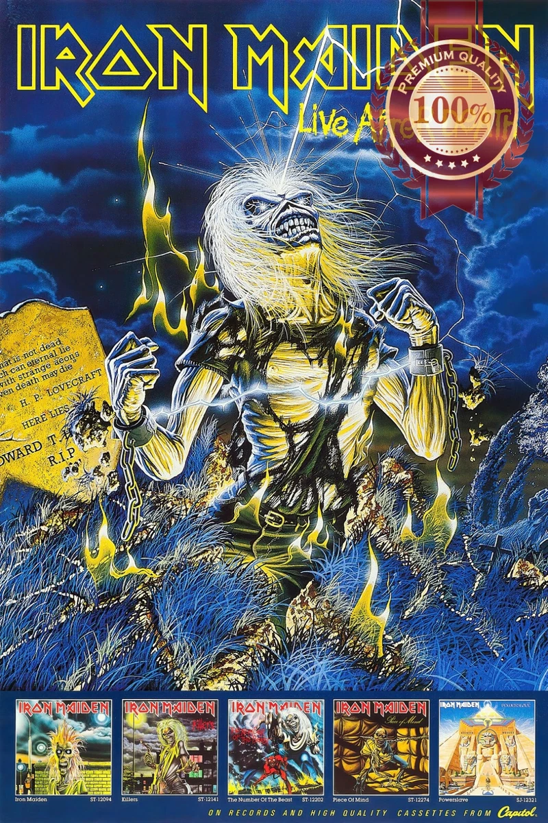 Iron Maiden Band Poster