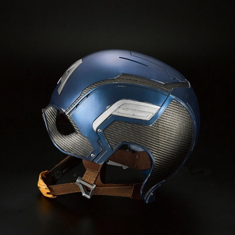 Killerbody 1/1 Captain America Wearable Helmet Mask Hat Cosplay Prop Adult Men - Image 4 of 4