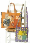 Pattern Quilt Fabric Lined Tote Handbag Purse Bag Uncut Oop Butterick B6160 Easy