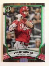 2022 Topps Tribute green JESSE WINKER #ed 9/99! Cincinnati Reds