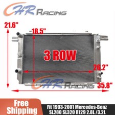 Aluminum Radiator For 1993-2001 Mercedes-Benz R129 SL 280 / 320 AT 93 94 1994 95