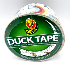 Duck Brand Duct Tape Rainbows Whimsical Unicorns Clouds Stars 1.88 in. x 10 yd