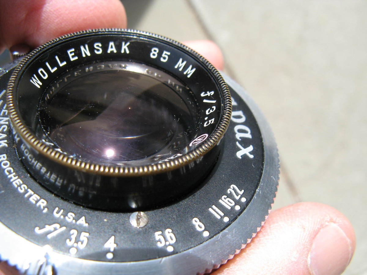Vintage View Camera Lens Wollensak Anastigmat 85mm F/3.5 | eBay