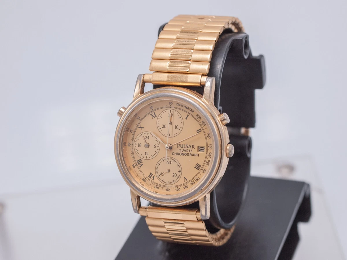 Seiko pulsar chronograph sale