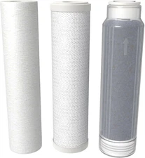 Aqua True Blue 10-Inch Sediment Water Filter Replacement Cartridges Kit (Carbon)