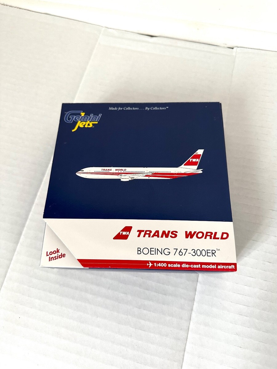 Gemini Jets 1:400 Trans World TWA Boeing 767-300ER in Old Color