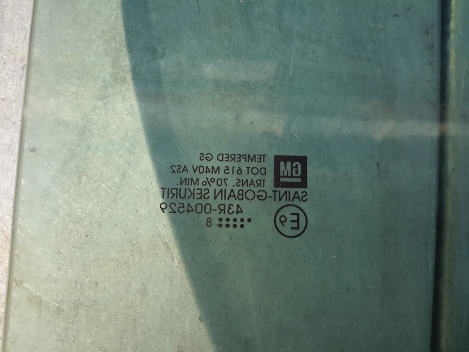 2007-2011 Chevrolet Tahoe Door Window Glass Front Left Driver Door OEM Foto 3 de 4