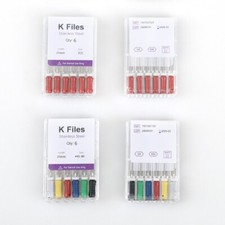 Dental Endo Root Canal File K-FILES 25mm Stainless Steel Hand Use 8 10 15- 40