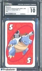 2021 Pokémon Japanese Playing Cards Pocket UNO 5 Red Blastoise CGC 10 Gem Mint