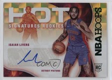 2021-22 Panini NBA Hoops Hot Signatures Rookies Green Isaiah Livers Auto nd3