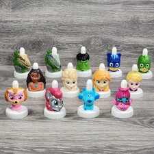 Good 2 Grow Juice Toppers Lot Of 13 Frozen Jurassic World Disney MLP Blues Clues