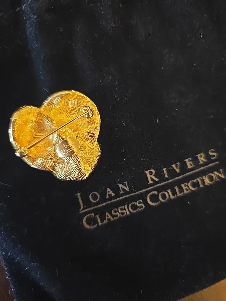 broche prendedor joan rivers pansy Foto 2 de 3