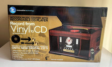 Innovative Technology ITVS-750 Wooden Music Center with Recordable CD Player