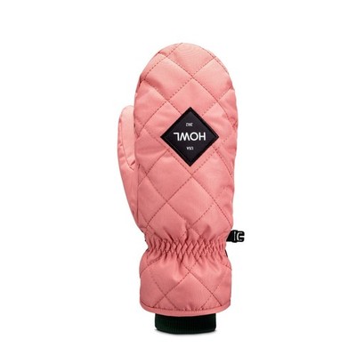Howl Jed Midweight Snowboard Mitts, Unisex Medium, Vintage Rose Pink New