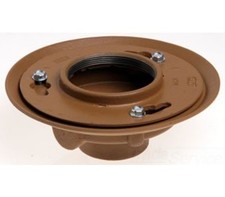 JAY R. SMITH 2005LXH04BA-P050 Floor Drain 4" With Nickel Bronze Strainer Head