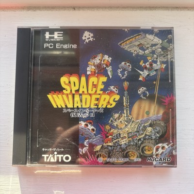 HuCard PC Engine Spiel Space Invaders Japanese release ntsc-j 1990