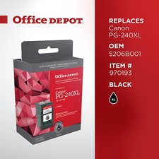 Office Depot  PG-240XL Black High-Yield Ink Cartridge Replacement for Canon