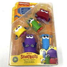 Fisher-Price StoryBots Netflix Figure Pack GTL38 2020 Ages 3 - New Sealed Rare