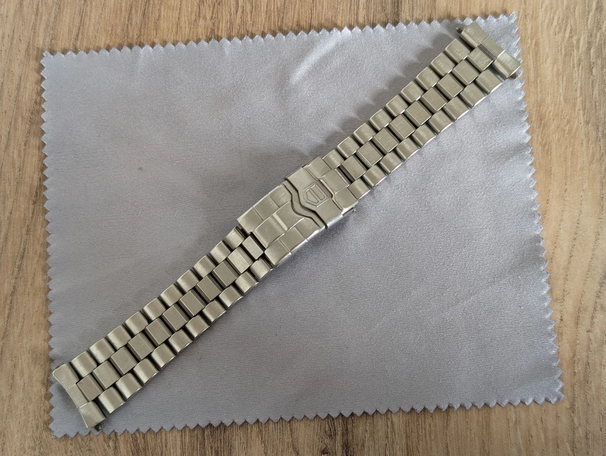 London Craftwork Bracciale Orologio Acciaio Inox – 20/22 Mm Per Tag Heuer – Chiusura Deployante