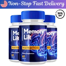 Memory Lift Brain Maximum Support Supplement Pills Advanced Formula 60 Capsules