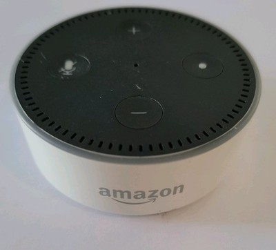Amazon Echo Dot 2nd Gen RS03QR White Alexa Smart Speaker with Power Cable