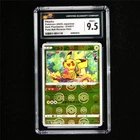 CGC 9.5 MINT+ 2022 Pokemon JPN Pikachu 014/071 Poké Ball Reverse Holo