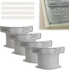 Lock Sheet Holders 4-Pack Corner Straps for Fitted Bed Sheets, Fits All Mattress