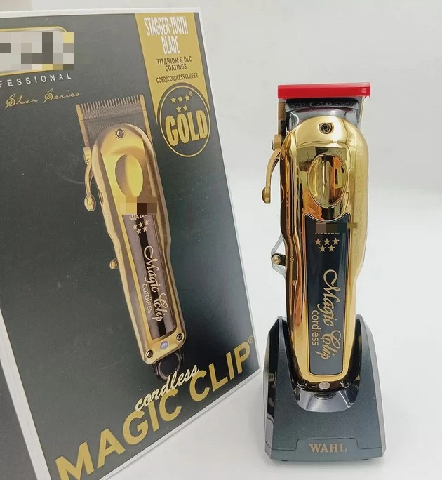 NEW Professional 5 Star Gold Cordless Magic Clip 8148-700 with Charging Stand US - Image 3 of 4