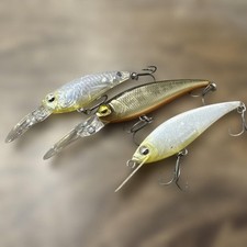 RAID JAPAN Level Shad Sprinter 3pcs Hard Lure Fishing Bait Excellent Condition