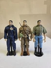 GI Joe 12" Action Figures X 3 Stamped 1996 Japanese Soldiers Hasbro