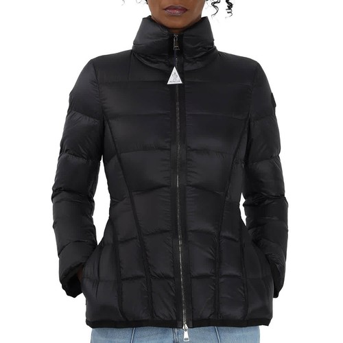 Moncler Ladies Black Logo-patch Padded Jacket, Brand Size 0 (X-Small)