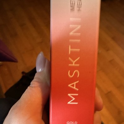 Masktini Metal Head Gold Brightening Mask Vitamin C Face 1.7 fl oz 50 mL
