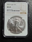 Beautiful 2026 $1.00 American Eagle  Silver Dollar NGC Graded MS69