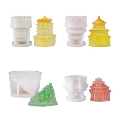 Landmark Building Ice Mold Ice Cream Mold Grade Silicone Ice Maker Mold