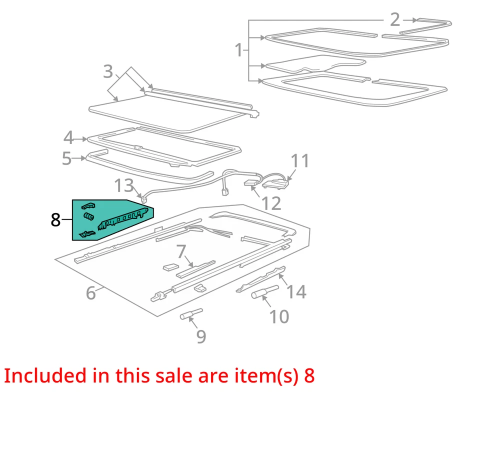 GM SUPPORT ASM SUN RF HSG FRT 12536826 NOVO OEM 12536826 - Imagem 2 de 3
