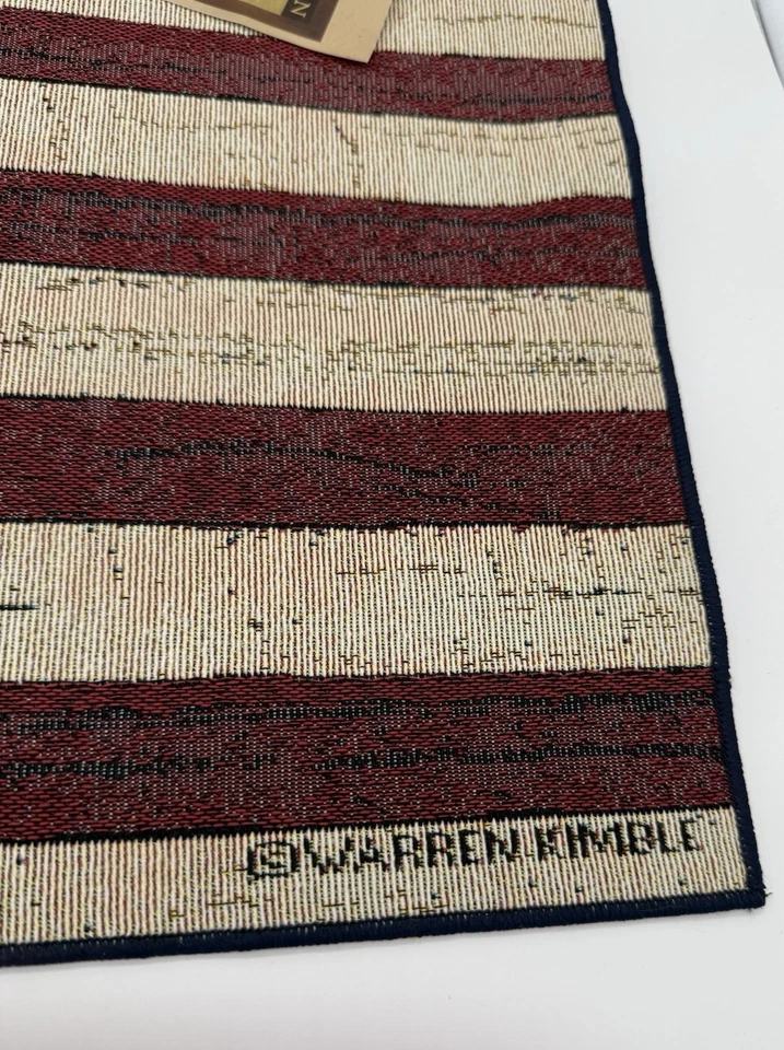 Warren Kimble Colonial Placemats Set of 3 American Flag Americana 18.5 X 13 - Image 3 of 4