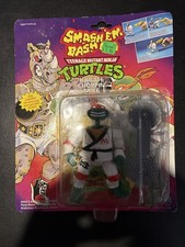 TMNT Smash Bash 'Em Karate Choppin' Mike Playmates 1992 Ninja Turtles Mikey MOC