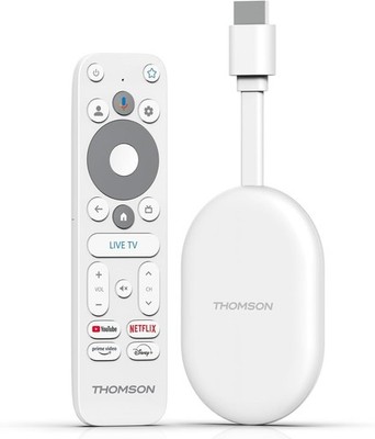 THOMSON Go Cast 150, Google TV, 4K, Google Cast, Dolby Atmos, Sprachsteuerung