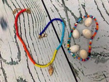 Anklet Bracelets Adjustable Boho Shell Beach Ankle Gold Colorful