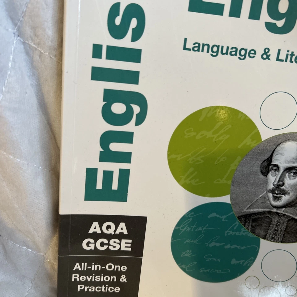 AQA GCSE revision English paperback book used - Image 3 of 4