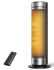 Space Heater For Large Room, 23 Inch Electric Heaters For Indoor Use, 8 Safe Pro