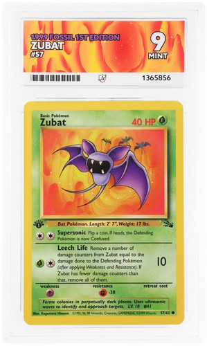 Zubat (1st Edition) graded ACE 9 for sale on eBay