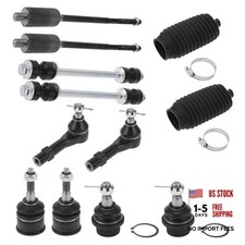 12pcs Front Suspension Kit Inner Outer Tie Ro...