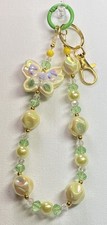 Beaded Keychain, Phone Charm, Bag Charm, Purse Charm, Bag Clip