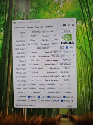 Dell NVIDIA Geforce GTX 645 1GB GDDR5 PCIe Video Card HDMI/DP/DVI