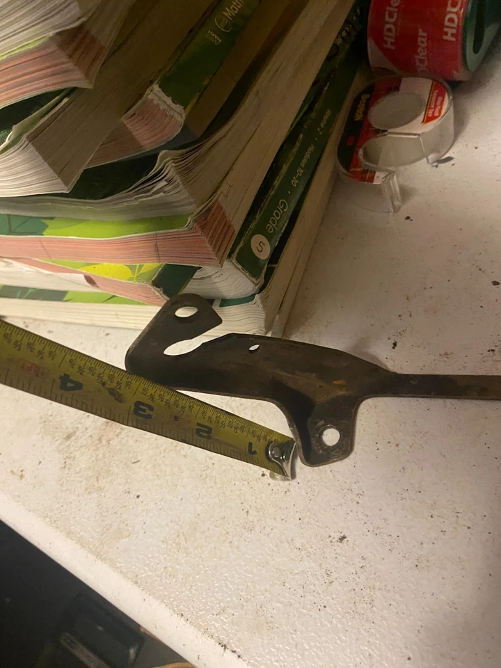 1969-1972 Chevrolet GM Nova Small Block Accelerator Cable Bracket 2 barrel carb Foto 3 de 4